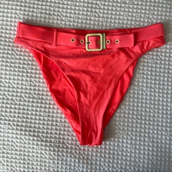 Dolce Vita High-Waist Buckle Bikini Bottom Size Large - Picture 4 of 8